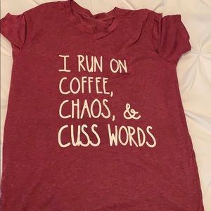 Coffee chaos and cuss words Tee